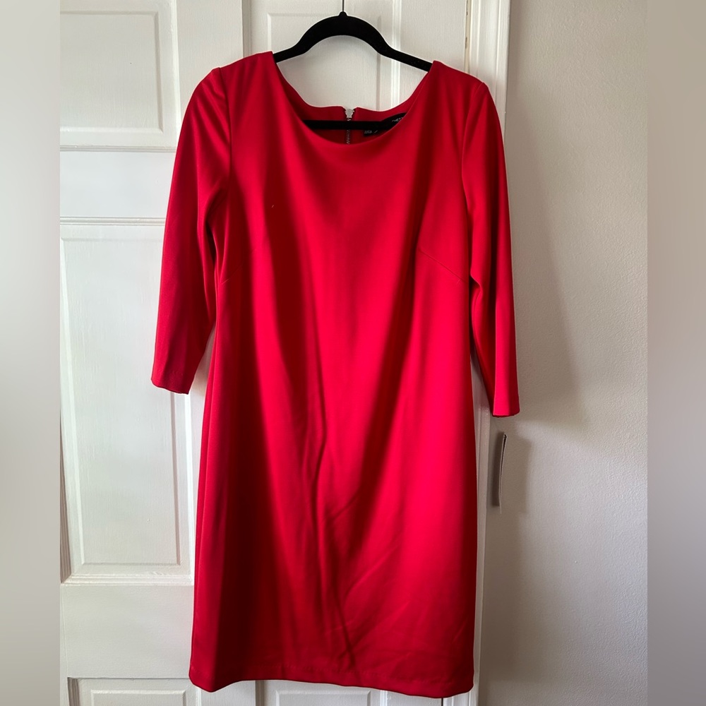 NWT Chetta B red shift dress